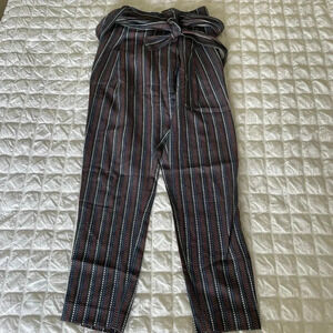 Apiece Apart linen blend belted trousers